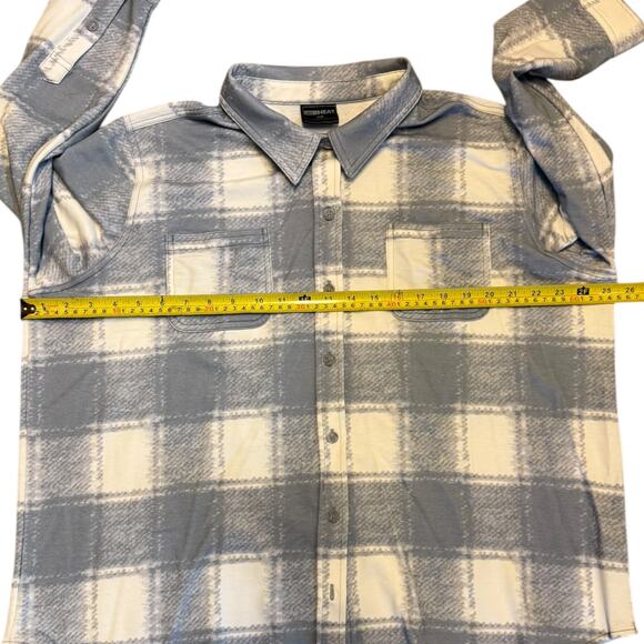 32 Degrees Heat Blue & White Cozy Knit Faux Flannel Size XL NWOT - Picture 4 of 4